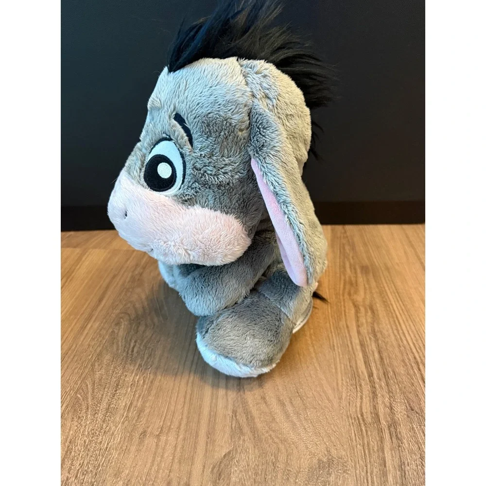 Disney Parks Eeyore Plush Winnie the Pooh Grey Stuffed Animal Toy 10 inch